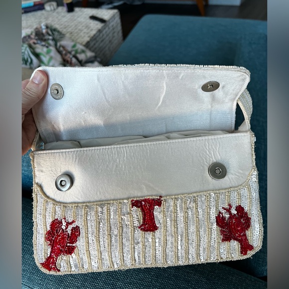 NWT Made in India Beaded Lobster Bag - Picture 9 of 9